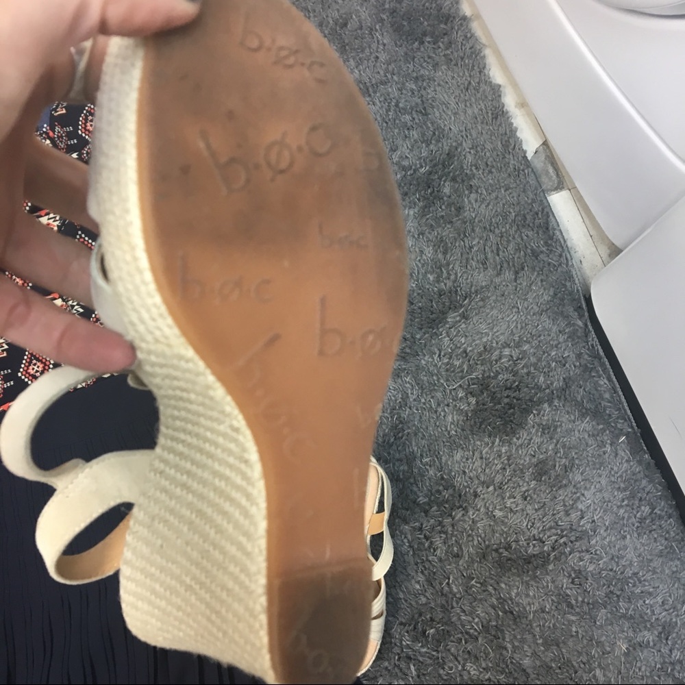 Reduced‼️BOC Leather Wedge Sandal - Picture 4 of 4